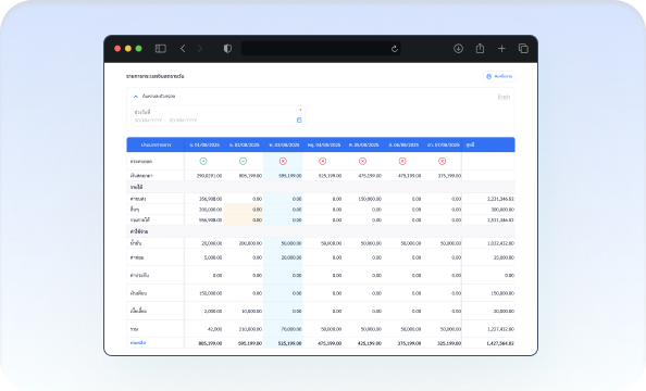 บริหารการเงินเชิงรุกด้วย Cashflow, Budgeting และ Forecasting